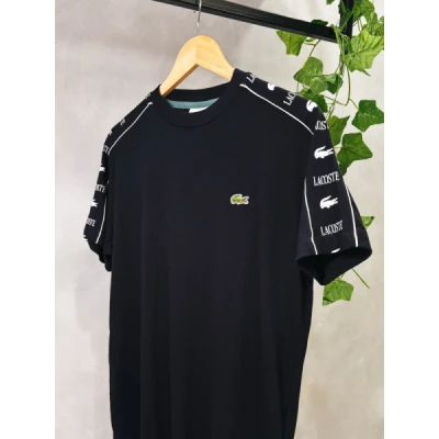 Camiseta LACOSTE FAIXA | 100% em algodão peruano | Padrão original Lacoste | Produto 10/10