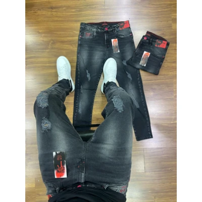 Calça jeans destroyed BROW JEANS