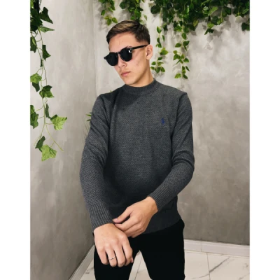 Suéter RAULPH LAUREN Cinza escuro | Produto Importado | Autenticidade e Estilo Premium | Caimento perfeito