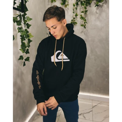 Moletom QUIKSILVER preto com areia | Produto de altíssima QUALIDADE | Importado