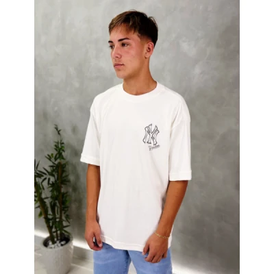 Camiseta oversized NEW YORK