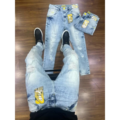Calça jeans destroyed BROW JEANS