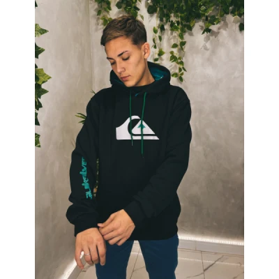 Moletom QUIKSILVER preto com verde| Produto de altíssima QUALIDADE | Importado