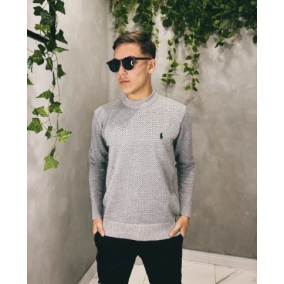 Suéter RAULPH LAUREN Cinza claro | Produto Importado | Autenticidade e Estilo Premium | Caimento perfeito